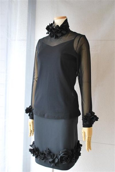 画像6: RainDance チュールハイネックカットソー　（ジュリア） (6)