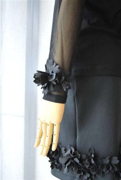 画像1: RainDance チュールハイネックカットソー　（ジュリア）