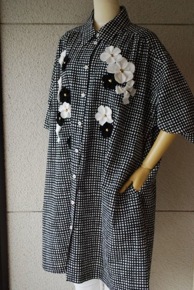 画像1: POTECHINO シャツワンピース
