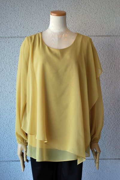 画像1: POTECHINO　カットソーブラウス　★4サイズ再入荷★ (1)