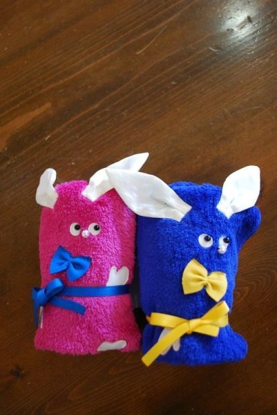 画像3: POTECHINO ラビットハンカチ (3)