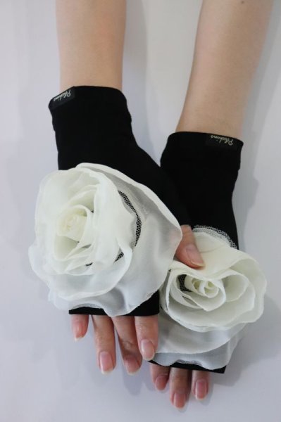 画像2: POTECHINO 日よけ手袋 ★再入荷★　　　　　　　　　 (2)