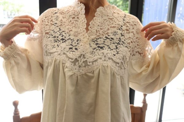 画像9: CAETLA　ブラウス　☆黒再入荷☆ (9)