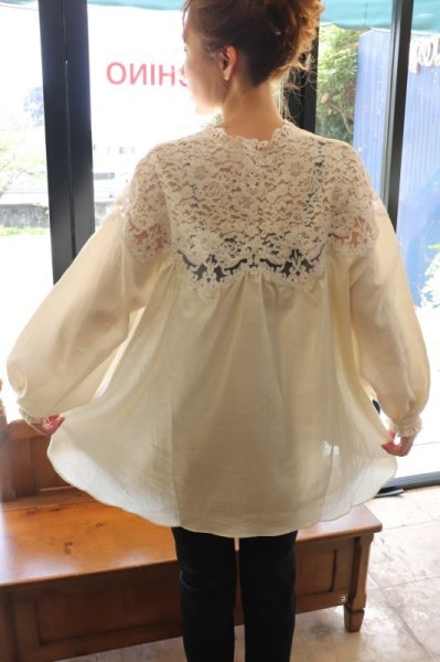 画像7: CAETLA　ブラウス　☆黒再入荷☆ (7)