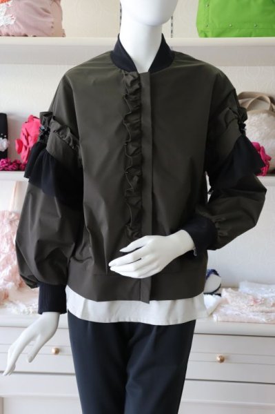 画像5: trictrac フリルブルゾン　☆再入荷☆ (5)
