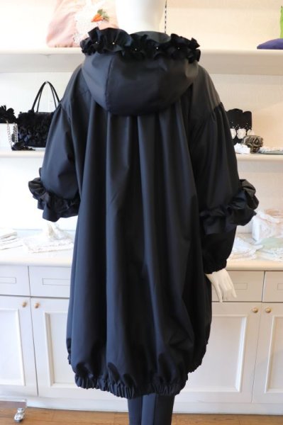 画像12: POTECHINO 　フリルコート☆黒再入荷しました☆ (12)