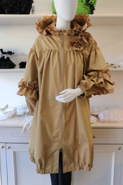 画像6: POTECHINO 　フリルコート☆黒再入荷しました☆ (6)