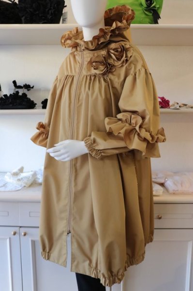 画像8: POTECHINO 　フリルコート☆黒再入荷しました☆ (8)