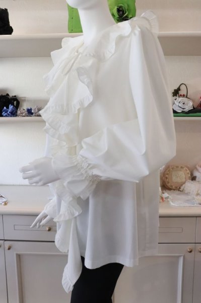 画像8: POTECHINO ブラウス ☆オフ 再入荷☆ (8)