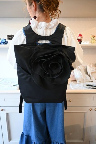 画像12: POTECHINO リュック ☆黒×オフドット入荷しました☆ (12)