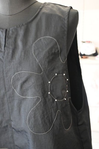画像8: POTECHINO ポテネッタエプロン☆黒再入荷☆ (8)