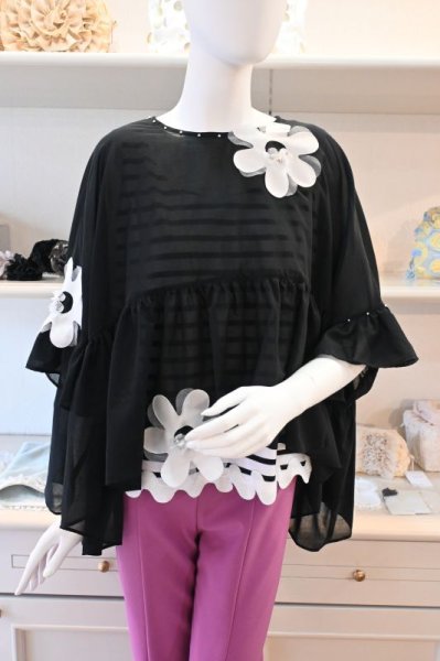 画像9: POTECHINO フリルブラウス☆再入荷☆ (9)