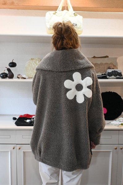 画像18: POTECHINO  プードルコーディガン　☆グレー入荷しました☆ (18)