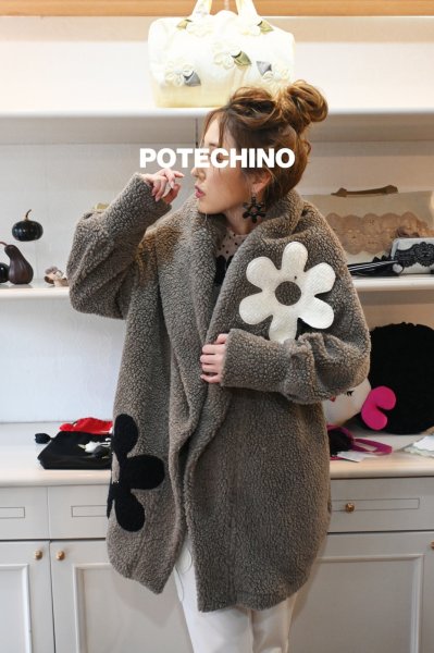 画像16: POTECHINO  プードルコーディガン　☆グレー入荷しました☆ (16)