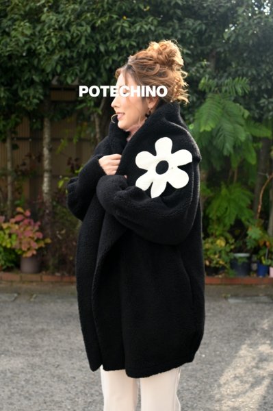 画像14: POTECHINO  プードルコーディガン　☆グレー入荷しました☆ (14)