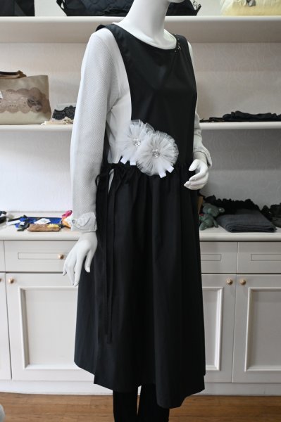 画像2: POTECHINO　ギャザーエプロン☆再入荷☆ (2)