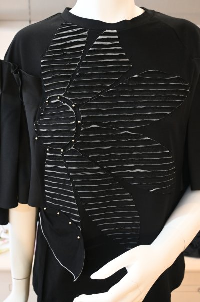 画像7: POTECHINO フラワーカットカットソー (7)