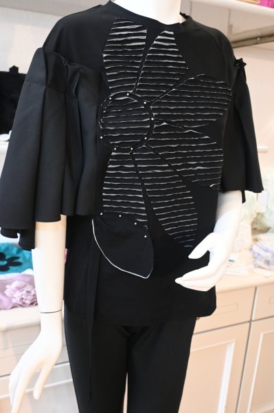 画像6: POTECHINO フラワーカットカットソー (6)