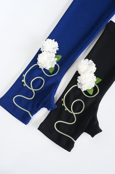 画像6: POTECHINO　アームカバー（ポンポンフラワー）　 (6)