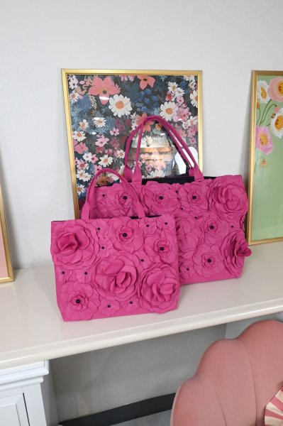 画像2: RainDance スモールフラワーバッグ ☆再入荷☆ (2)