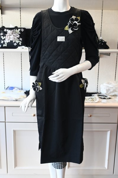 画像4: POTECHINO　キルトエプロン (4)