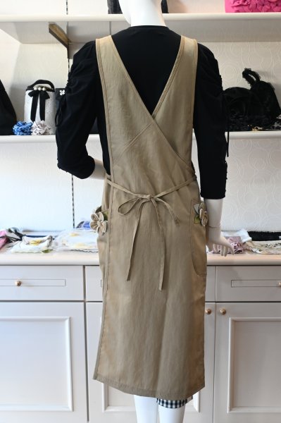 画像3: POTECHINO　キルトエプロン (3)