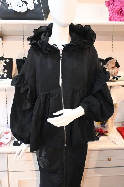 画像4: POTECHINO ガーゼパーカー　☆ブルー再入荷しました☆ (4)