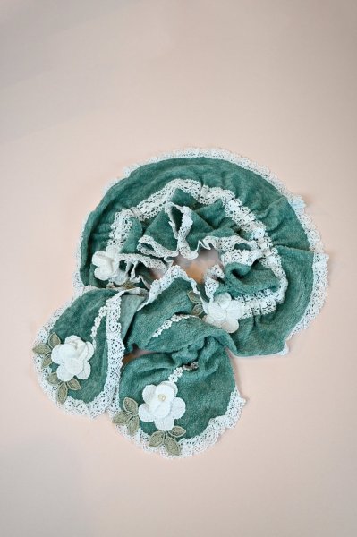 画像2: ANLICO シャーリングストール  (2)