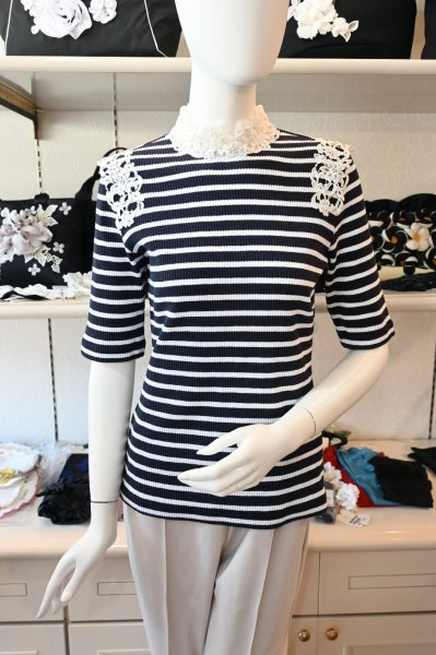 画像1: trictrac　ボーダーカットソー☆再入荷☆ (1)