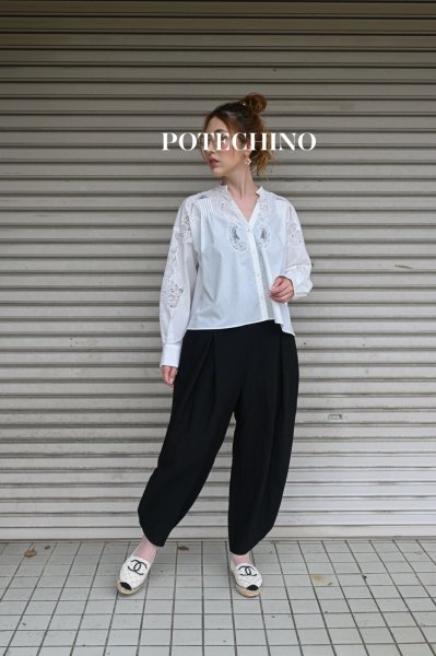 画像5: CAETLA　バンブーリネンフォルム パンツ (5)