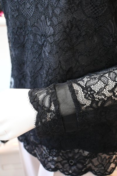 画像4: HISCHRONE　総レースカットソー (4)