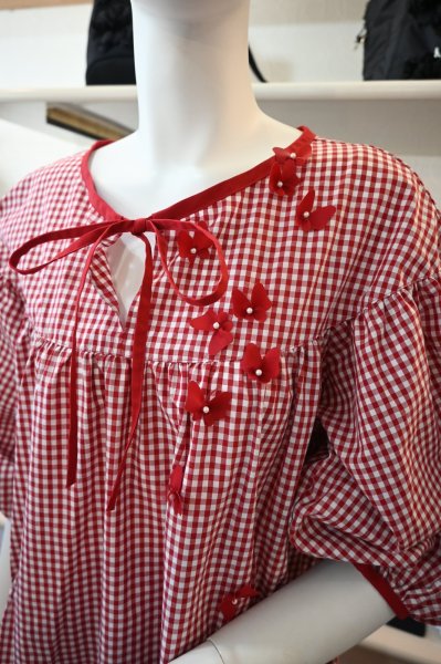 画像7: POTECHINO  ワンピース　チェック ☆再入荷☆ (7)