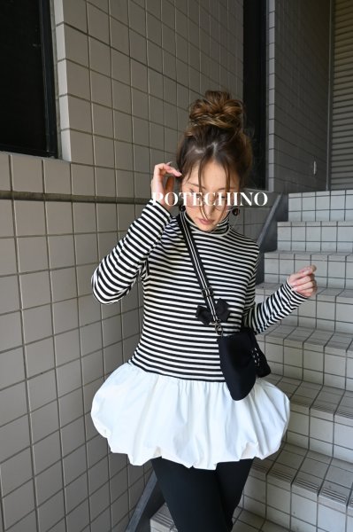 画像3: POTECHINO　バルーンカットソー　 (3)