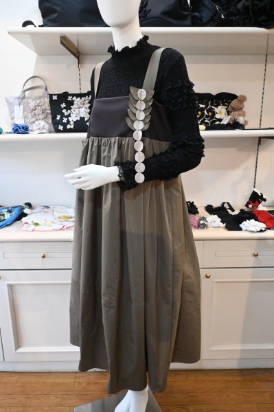 画像4: POTECHINO　タフタジャンパースカート (4)