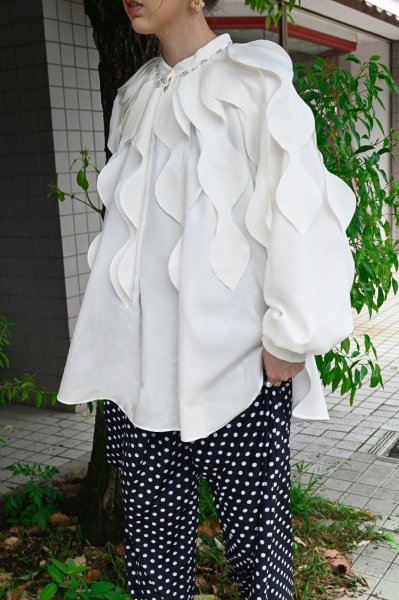 画像2: POTECHINO 渚ブラウス (2)