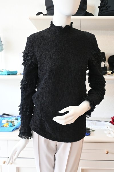 画像1: HISCHRONE　シャーリングカットソー (1)