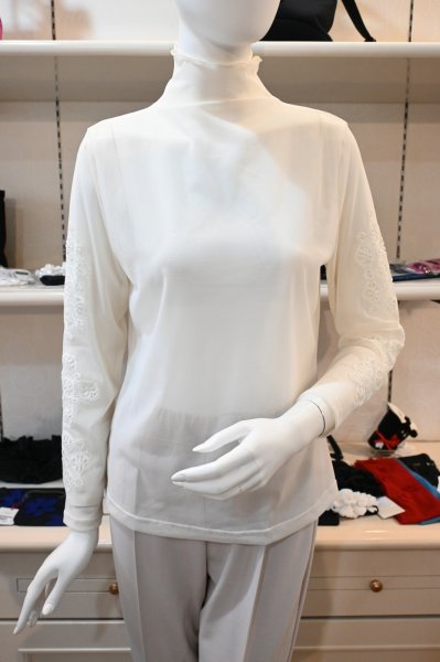 画像2: CAETLA　チュールカットソー (2)