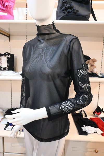 画像3: CAETLA　チュールカットソー (3)