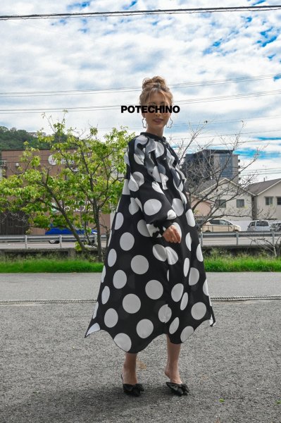画像2: POTECHINO  渚ワンピース　 (2)