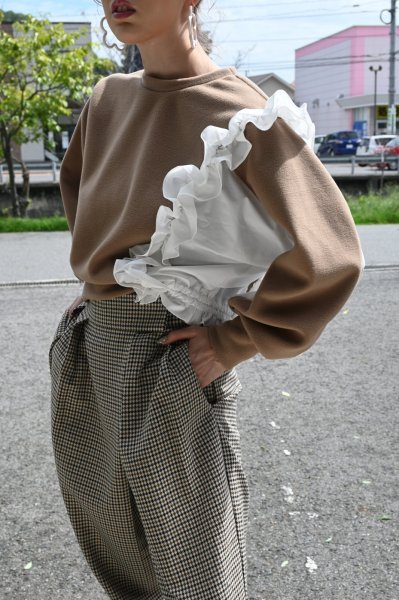 画像1: POTECHINO フリースプルオーバー (1)