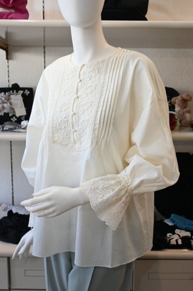 画像6: HISCHRONE　ブラウス (6)