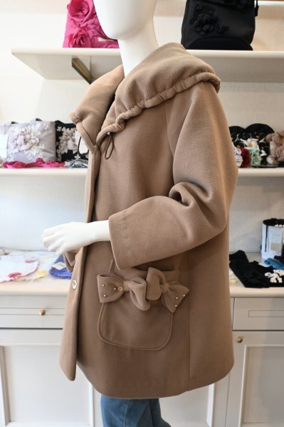 画像5: POTECHINO  リボンコート（縁結び）☆黒入荷しました☆ (5)