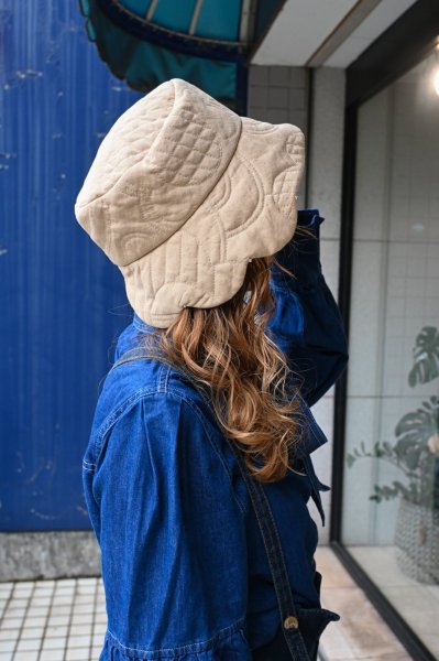 画像2: POTECHINO　キルト帽子 (2)