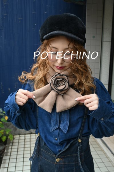 画像4: POTECHINO マフラー(マキ花) (4)