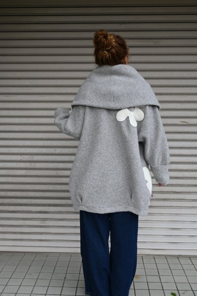 画像4: POTECHINO  プードルコーディガン　☆グレー入荷しました☆ (4)