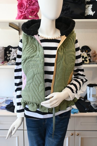 画像4: POTECHINO 　キルトベスト (4)