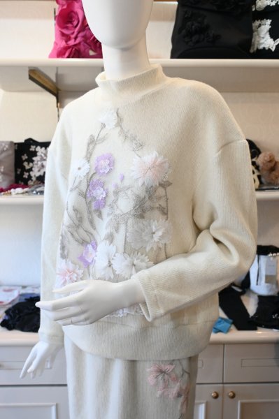 画像3: HISCHRONE  フラワープルオーバー.スカート (3)