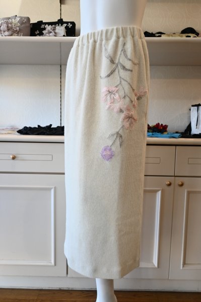 画像7: HISCHRONE  フラワープルオーバー.スカート (7)