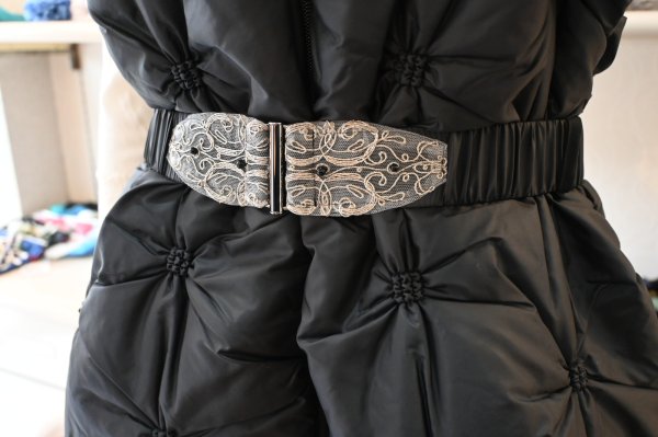 画像2: HISCHRONE 　キルトベスト（ベルト付き） (2)