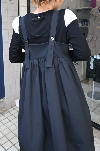 画像3: POTECHINO　タフタジャンパースカート (3)